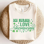 ICU Nurses Love Shenanigans T-Shirt - Image 5